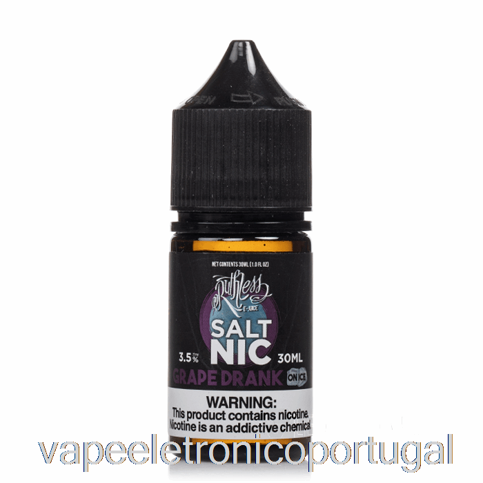 Vape Eletronico Uva Bebida Com Gelo - Sal Implacável - 30ml 10mg